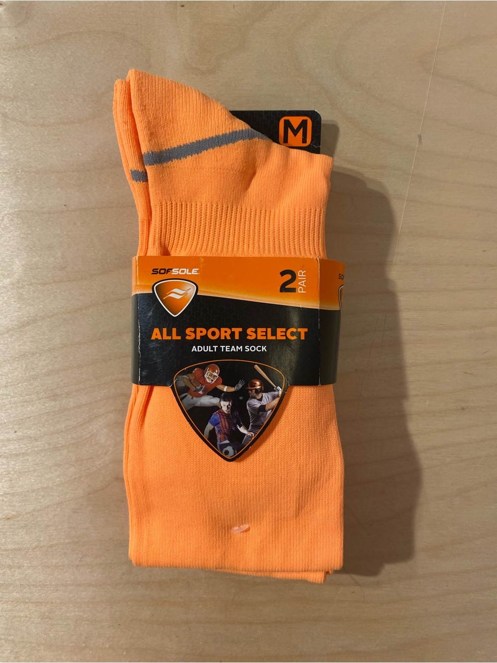 SofSole All Sport Select Adult Team Sock - Orange (2 Pack)
Men’s 5-9.5 (SC)